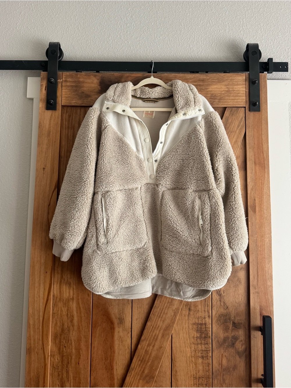 Free People Movement Pullover Fleece Jacket Sz XS oversized